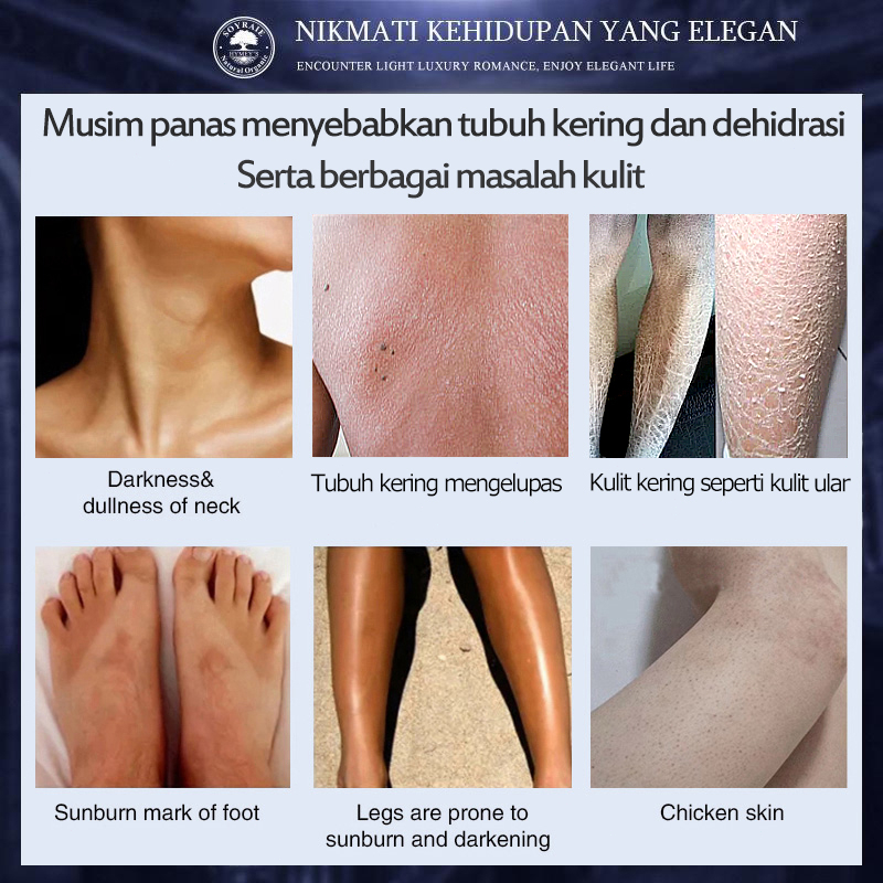 Lotion Pemutih Badan Body Lotion Pemutih Pemutih Badan Permanen 300ML Niacinamide Memlembabkan Kulit Kering,Menghidrasi,Melembutkan,Whitening body