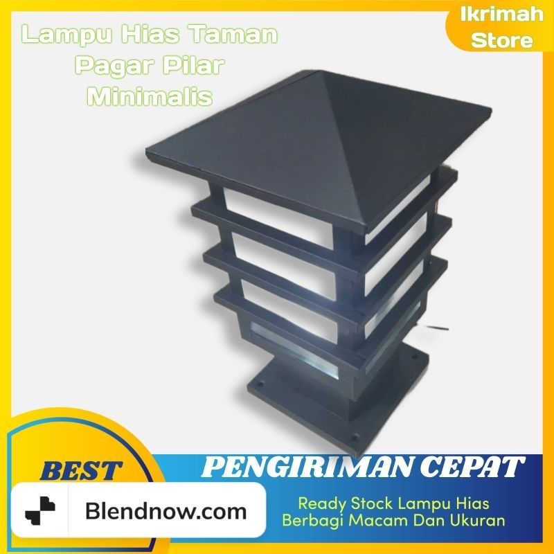 Lampu Hias Taman Pagar Pilar Minimalis/Rumah Lampu Hias Good Quality