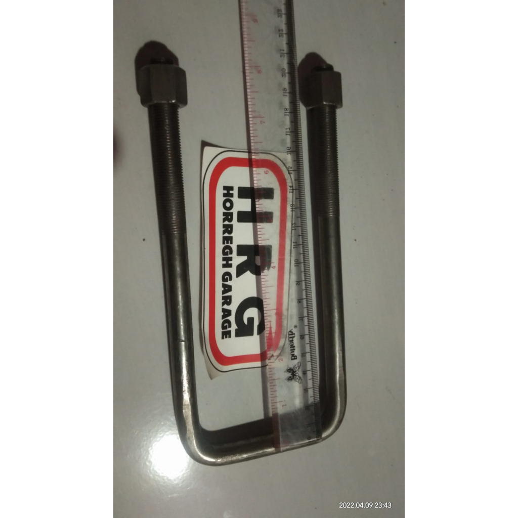 Baru U Bolt Under Axle Begel kotak (Begel Triton)