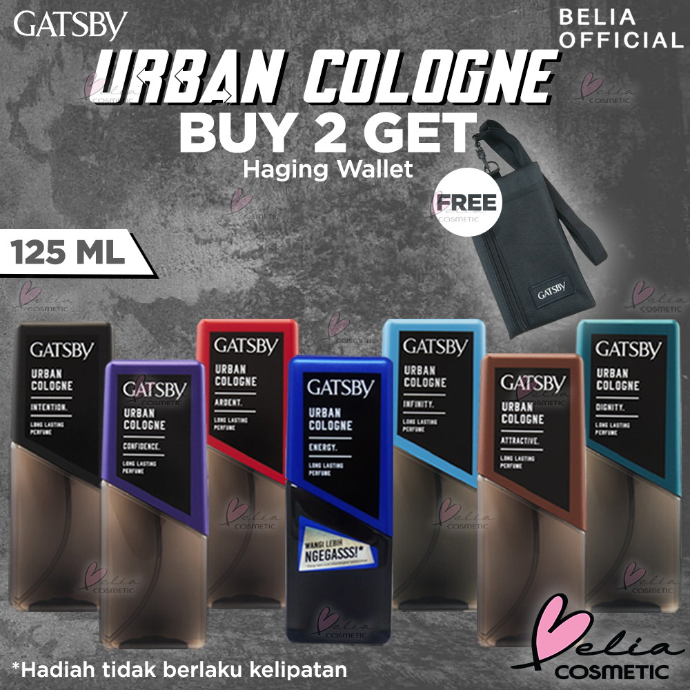 ❤ BELIA ❤ GATSBY Urban Cologne 125 Ml Series | Infinity | Energy | Confidence | Attractive | Intention | Dignity | Ardent