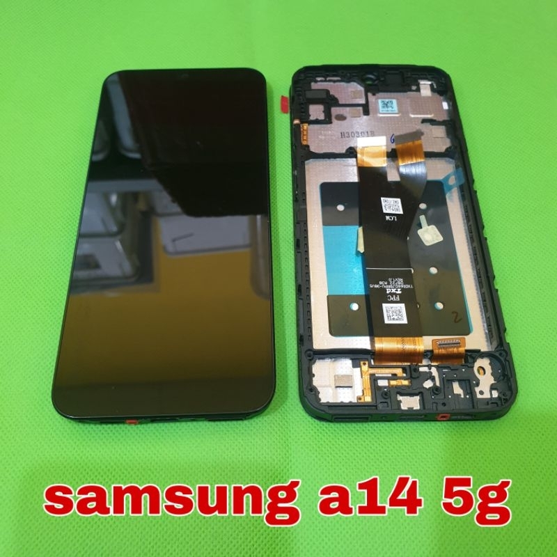 lcd plus frame samsung a14 5g ori copotan like new