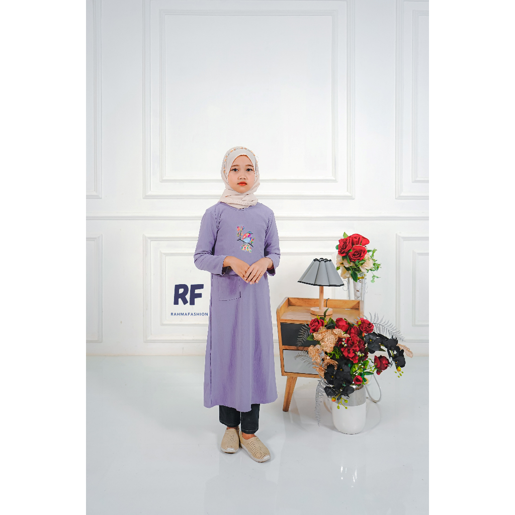 Midi Dress Anak || Gaun Anak Lucu || Fashion Anak Perempuan || Dress Anak Perempuan || Dress Crinkle