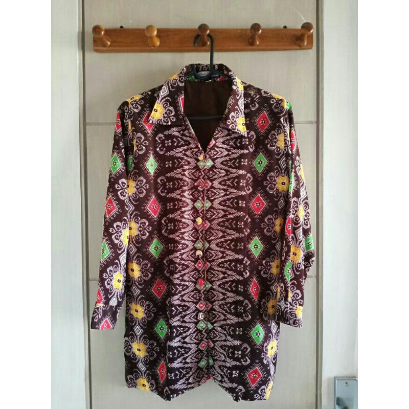 Atasan Kemeja Batik Bali Lestari Wanita
