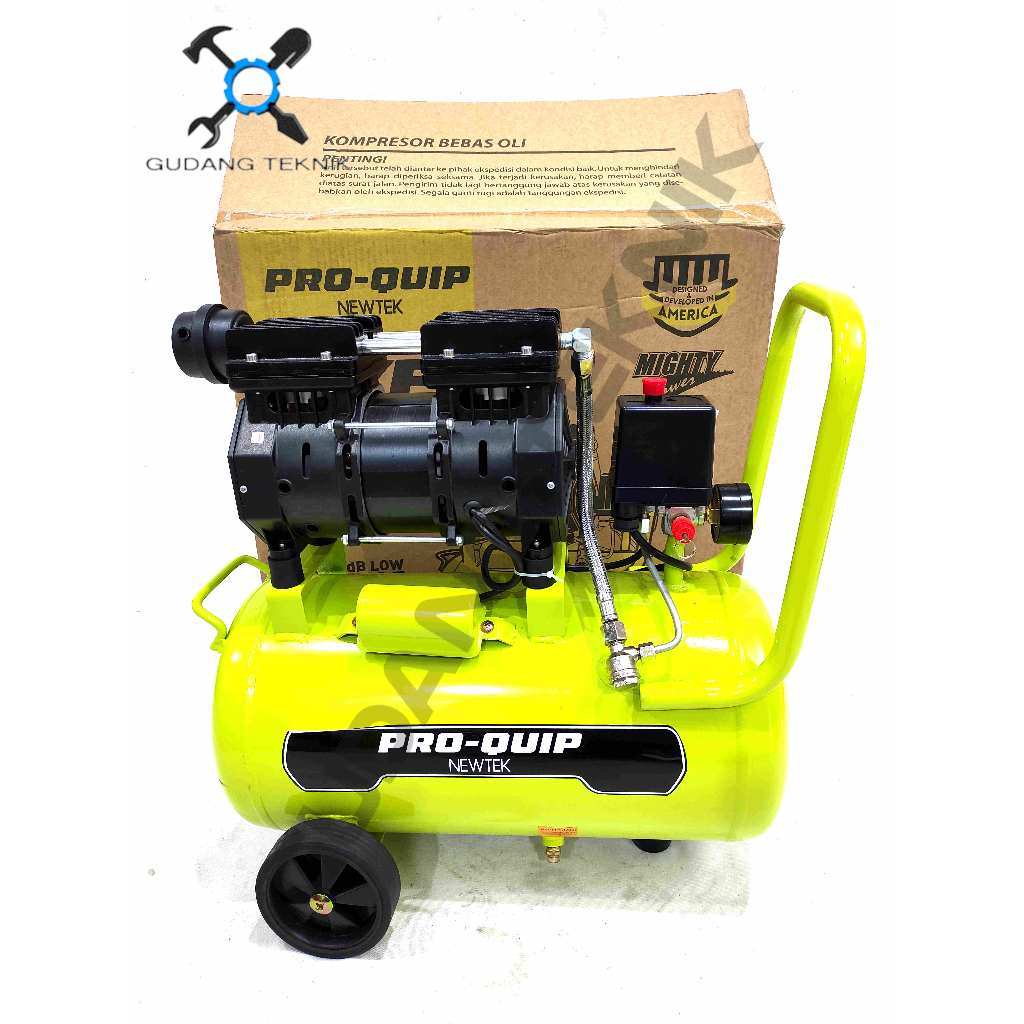 Kompresor Angin 10L OILESS Listrik RKF10 PROQUIP 0.75Hp / Air Compressor Udara Tanpa Oli 10 Liter 1 RKF 10 RKF-10 PRO QUIP PROQUIP