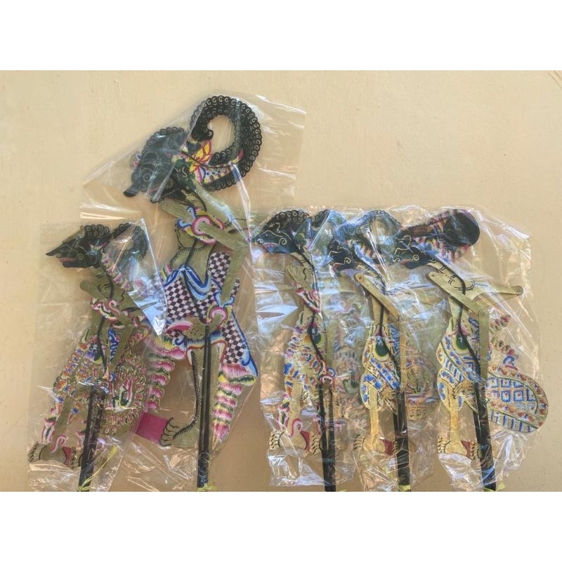 Wayang Kulit Asli Pandawa Lima 1 Set