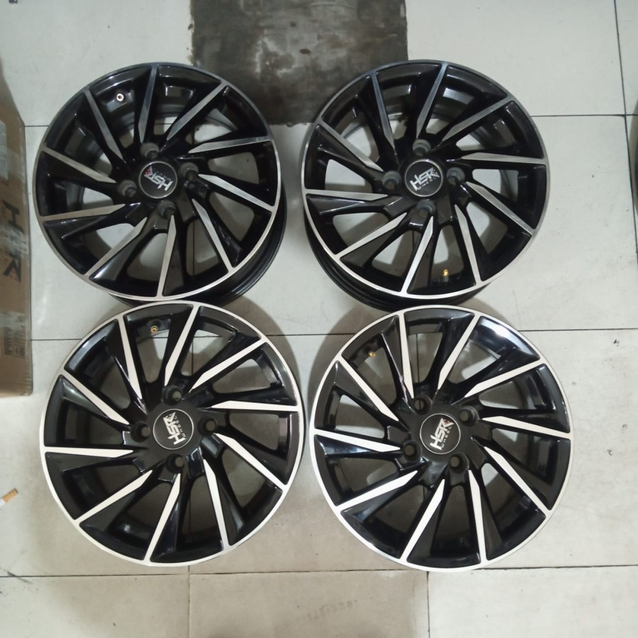 Velg Hsr Buru Ring 14x6 Pcd 4x100 Et 45 Seken Cocok Buat Agya Ayla Sigra Brio