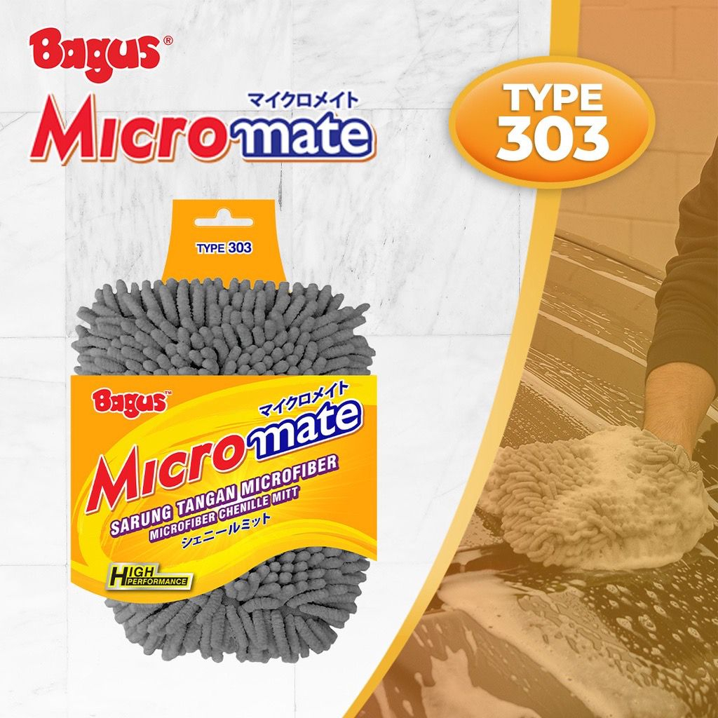 SALE!! BAGUS MICROMATE SARUNG TANGAN MICROFIBER SARUNG TANGAN CENDOL 2 SISI LAP TANGAN