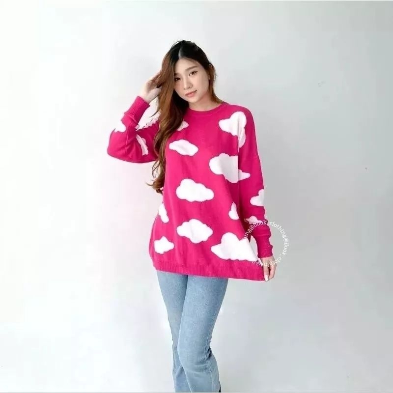 CLOUDY SWEATER AWAN OVERSIZE