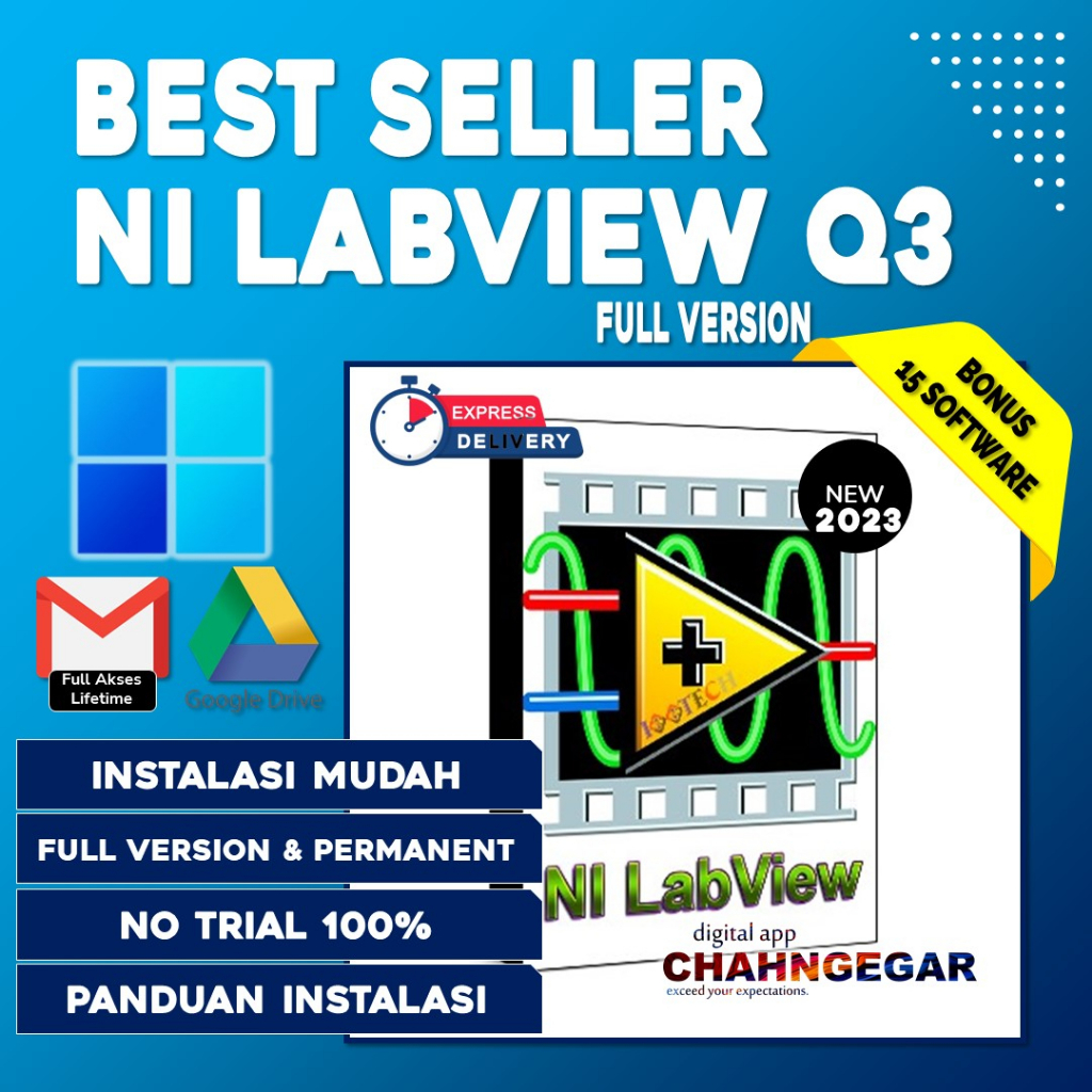 NI LabVIEW 2022 Q3 v22.3 + Toolkits and Modules Full Version