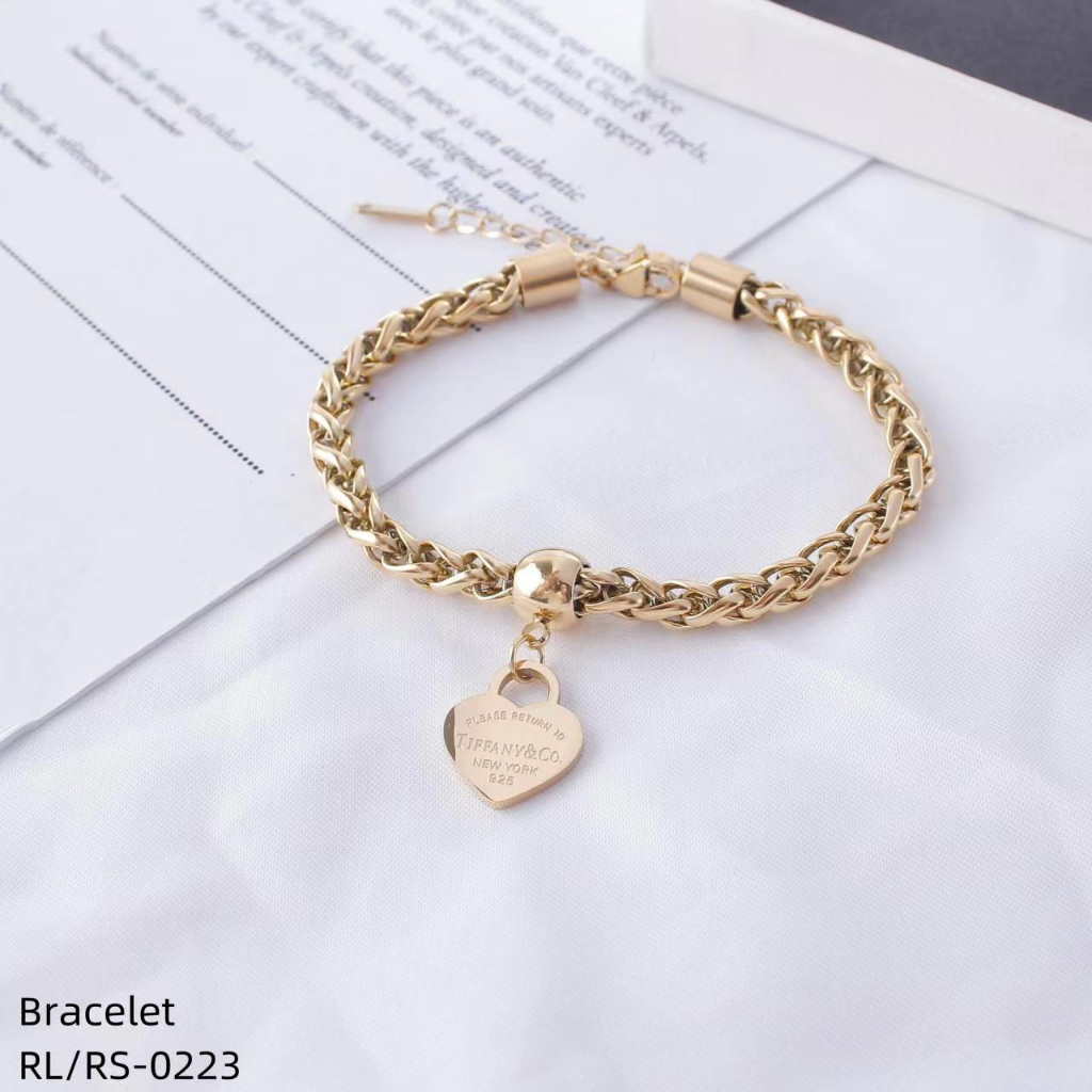 Gelang Titanium Love Perhiasan Wanita 0223