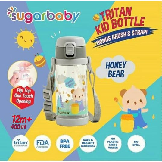 Sugar Baby Tritan Kid Bottle 350 ml / 400 ml / Botol minum anak