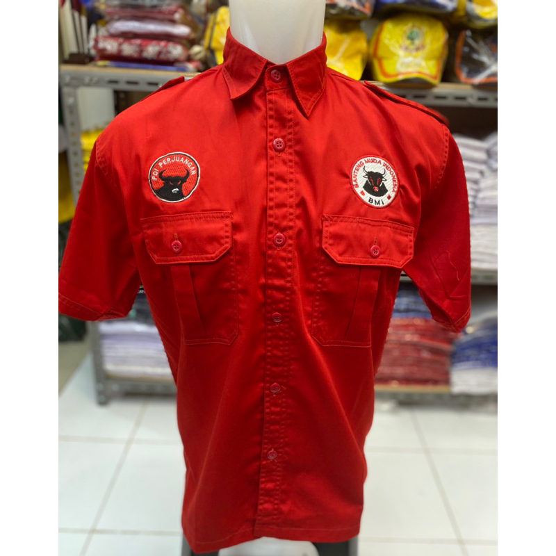 kemeja BMI Banteng Muda Indonesia