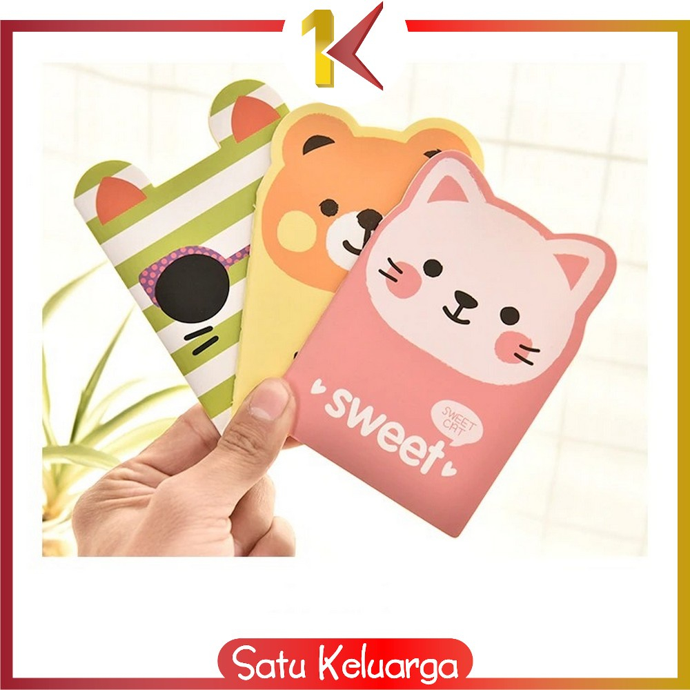 

Buku Tulis Kecil Mini Motif Karakter Kartun Aestetic / Note Book Buku Catatan Kartun