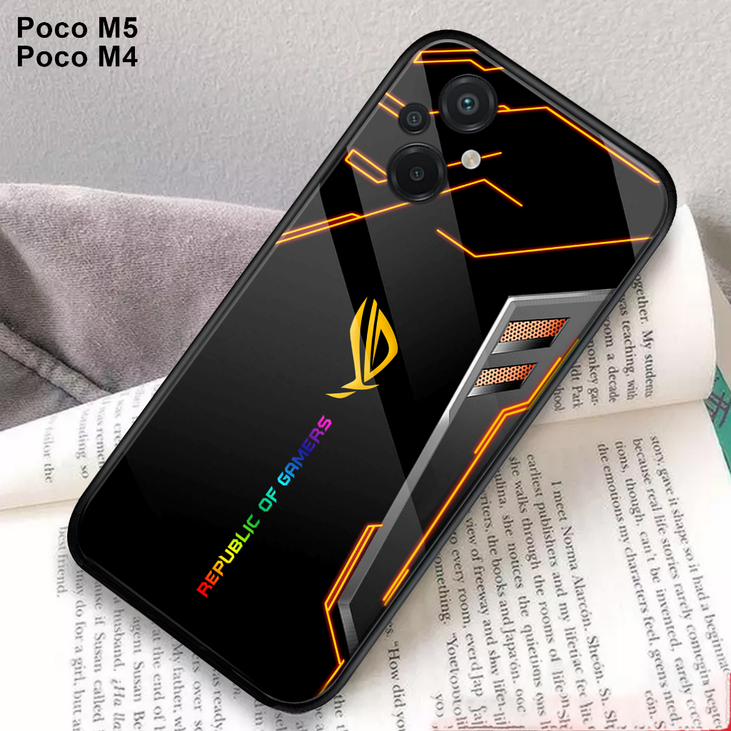Case  Poco M4 / M5 - Casing Poco M4 / M5  - ( ROG ) - Case Hp - Casing Hp Terbaru - COD