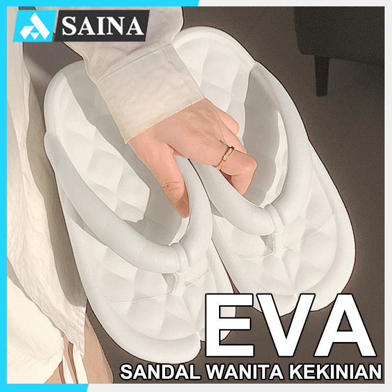 Sandal Jepit Wanita New Era Sandal Wanita Sendal Jelly Kekinian Empuk Slop Bahan Karet EVA Rumah Murah