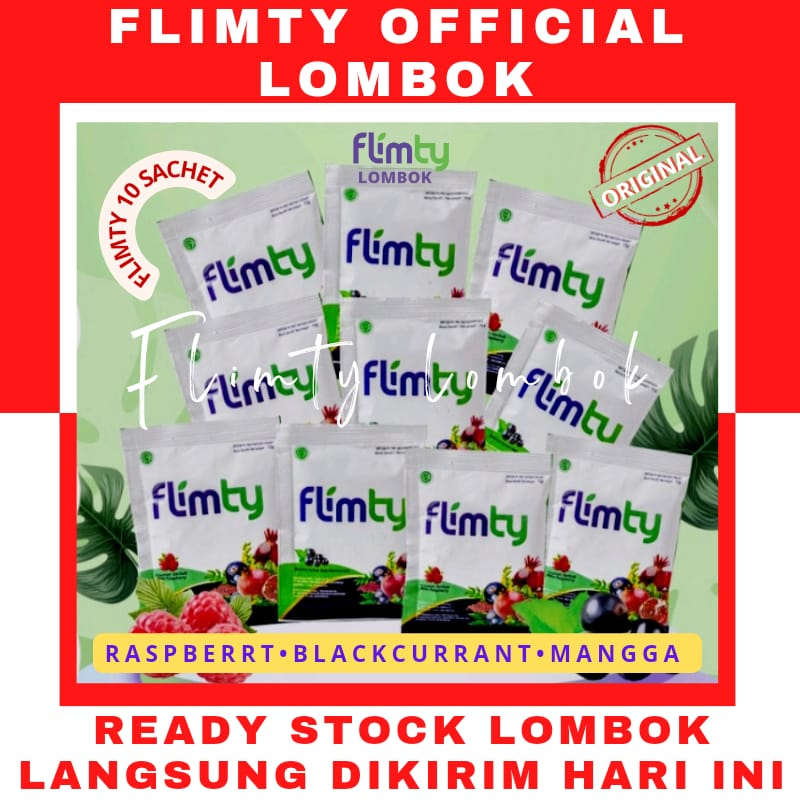 Flimty 10 Sachet Original Official Resmi Lombok Mataram Bima Sumbawa NTB