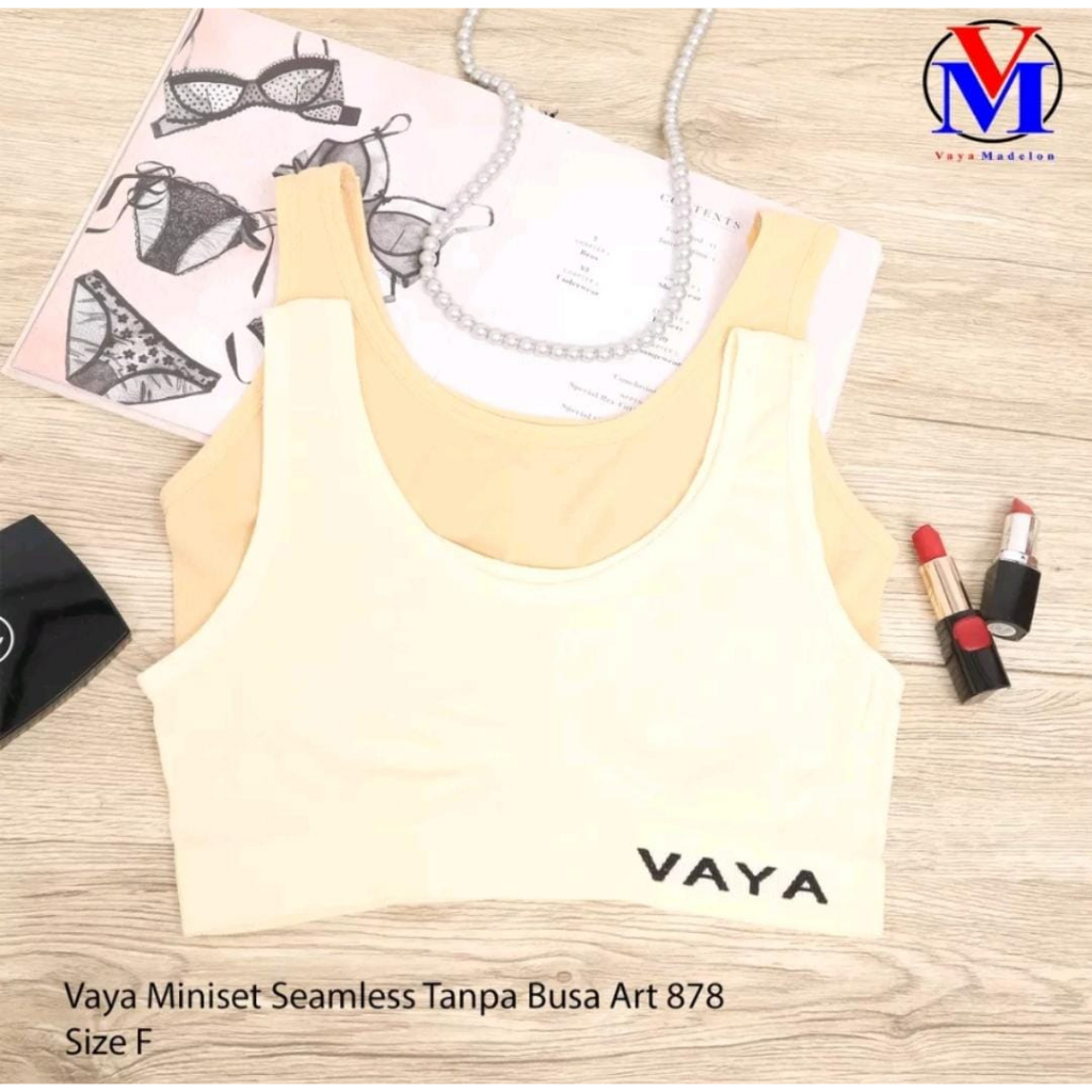 LUSINAN Miniset Vaya Seamless art 808/878 - Miniset Tanpa kawat - Miniset Sport