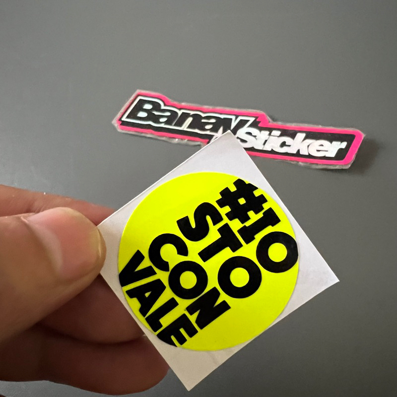 Sticker #10 STO CON VALE Stiker Vr 46 Valentino Rossi Cutting