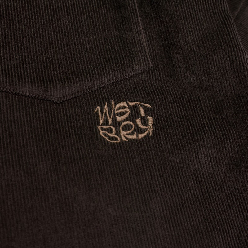 CEVIC DB - DARK BROWN - Corduroy shirt / westbrookoriginals