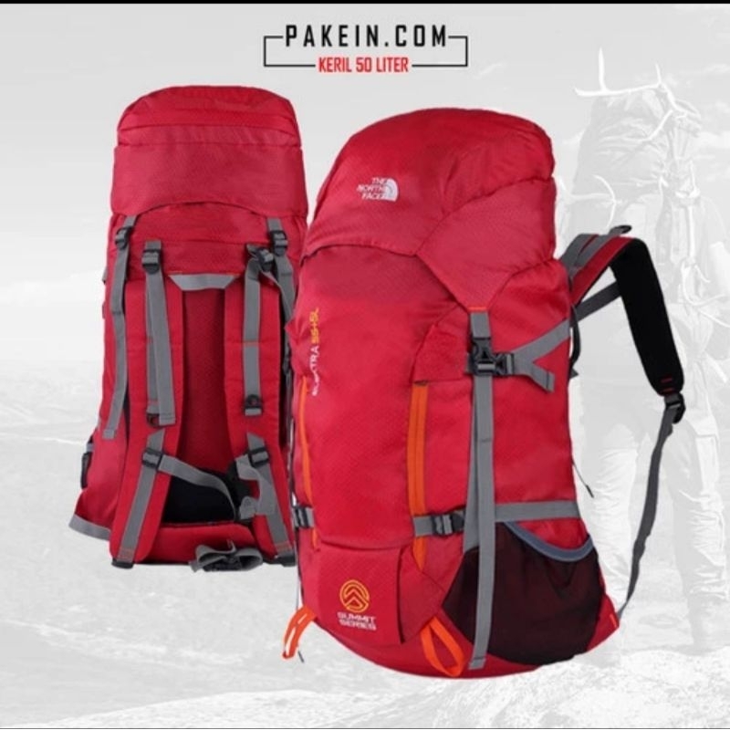 Tas Gunung TNF 60 liter # Tas Ransel Gunung TNf # Tas Hiking Outdoor # Tas Ransel 45l liter TNf murah # Tas Carrier # Tas Ransel Backpack