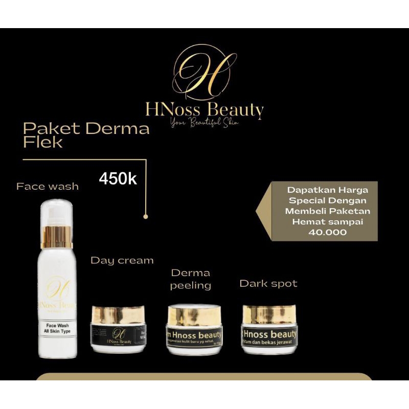 PAKET DERMA FLEK HNOSS BEAUTY