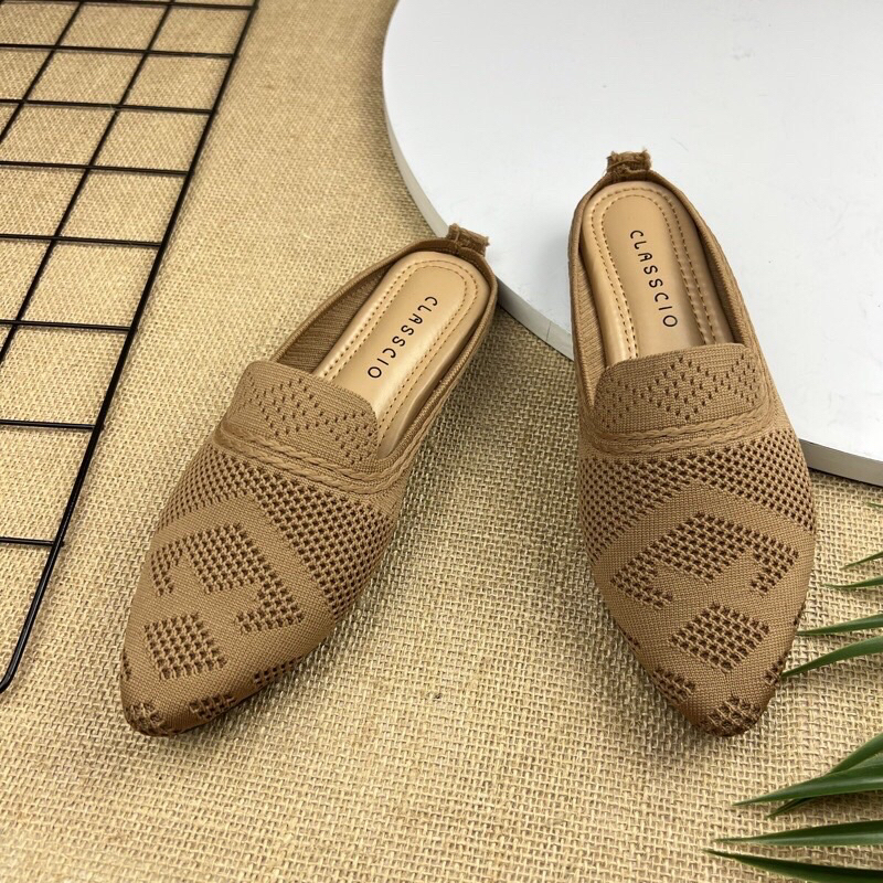 MARASYAFFA - SEPATU FLAT RAJUT WANITA SF 56