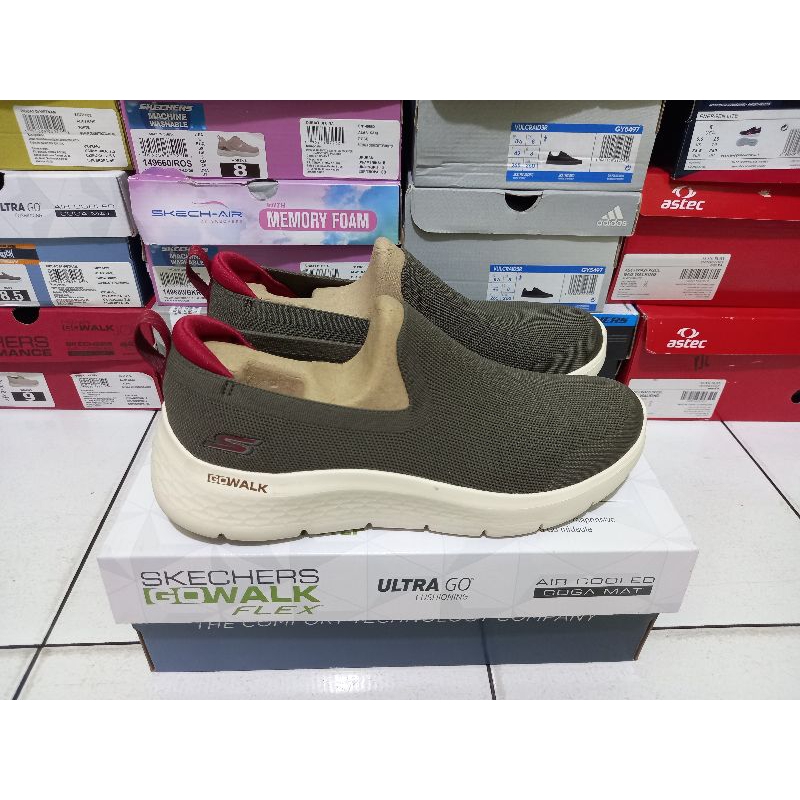 SIZE 42 (26,5CM) SKECHERS GO WALK FLEX 216482BRRD