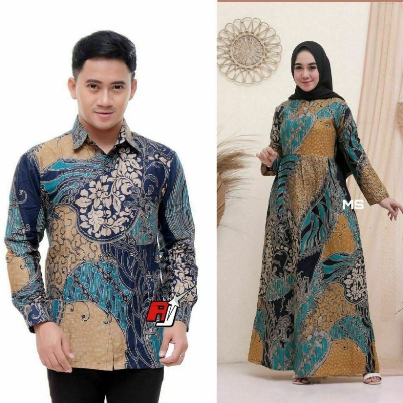 COUPLE JESSY TERBARU KERAH JAS BERBUSA COUPLE KELUARGA COUPLE BATIK Sarimbit Batik