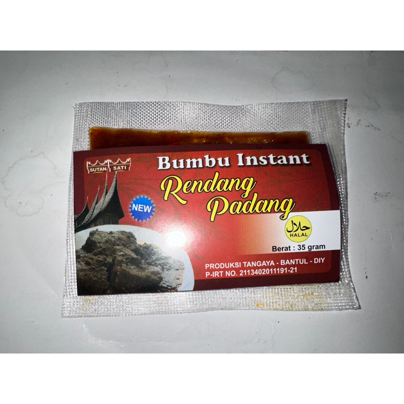 

bumbu sutan sati rendang padang