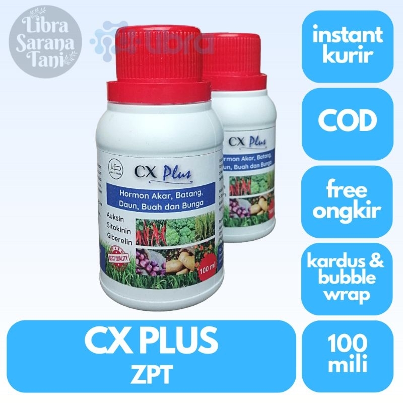 ZPT CX PLUS dengan kandungan hormon  auksin sitokinin giberelin dan asam amino ukr 100ml hormon tana
