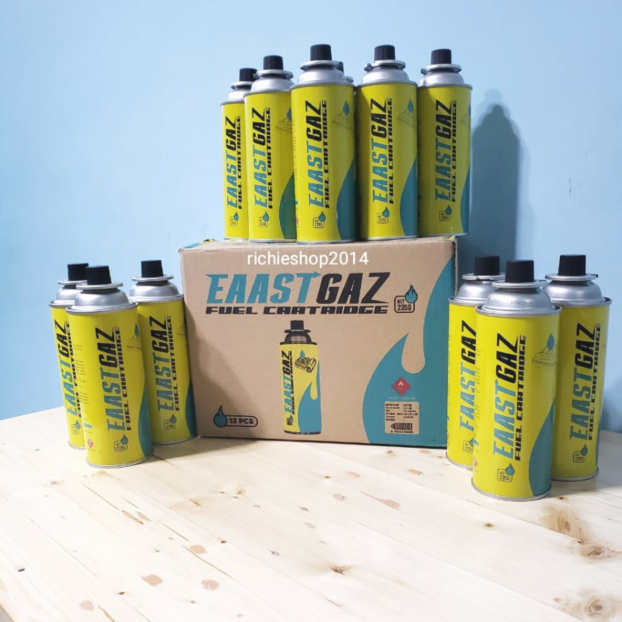 Gas Portable / Gas Kaleng Eaast Gaz 235gr (by Hi cook) 1 Karton