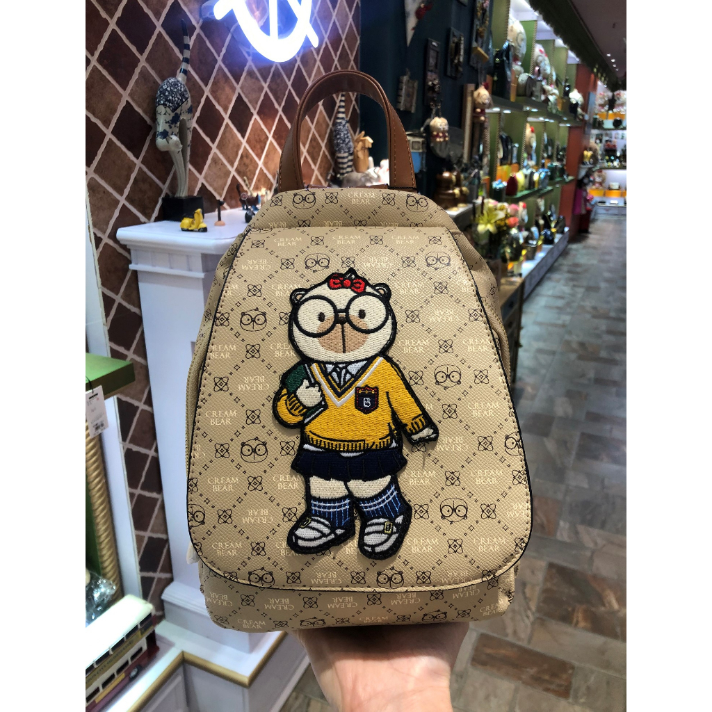 CreamBear Original C12403 Backpack Ransel Tas Wanita Cream Bear