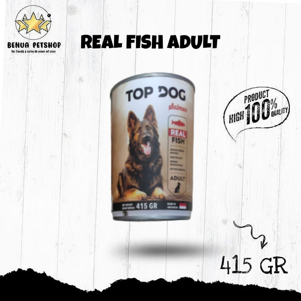 TOP DOG PREMIUM MAKANAN ANJING KALENG ALL VARIAN - 415 GR