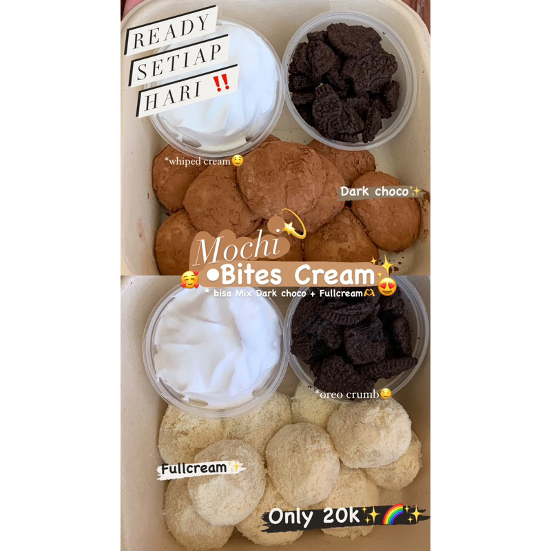 

mochi biter cream