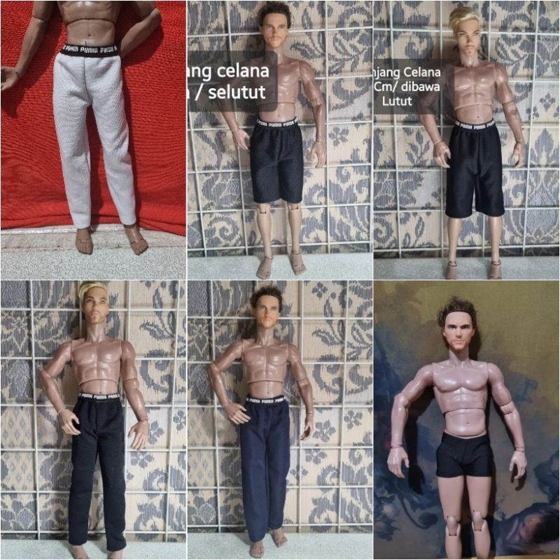 Celana Boneka Action Figure 1/6  dan Celana Boneka Ken