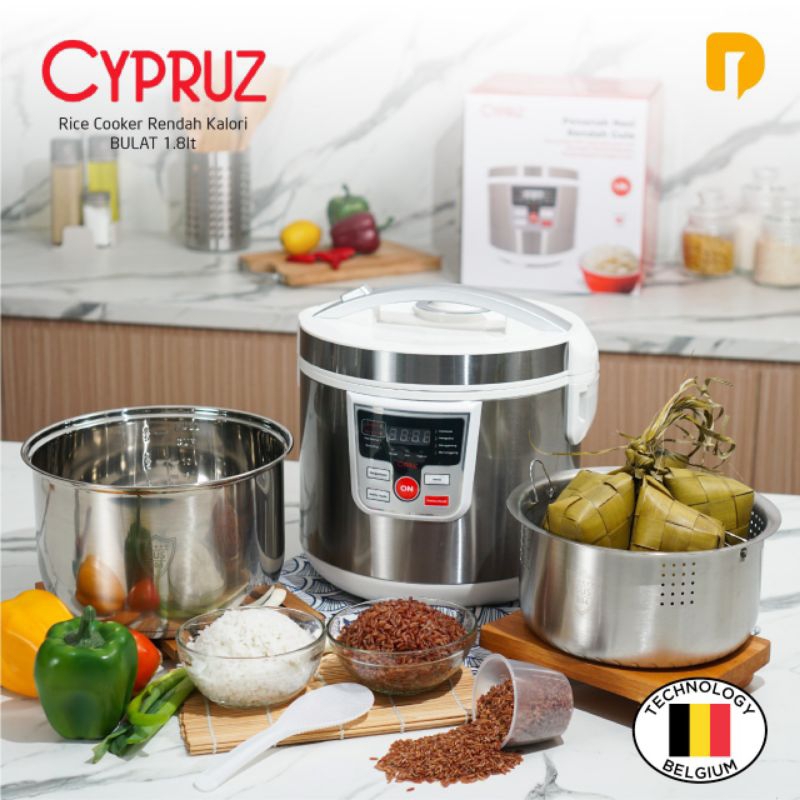 Rice Cooker / Cypruz Rice Cooker Low Calori 1.8 L