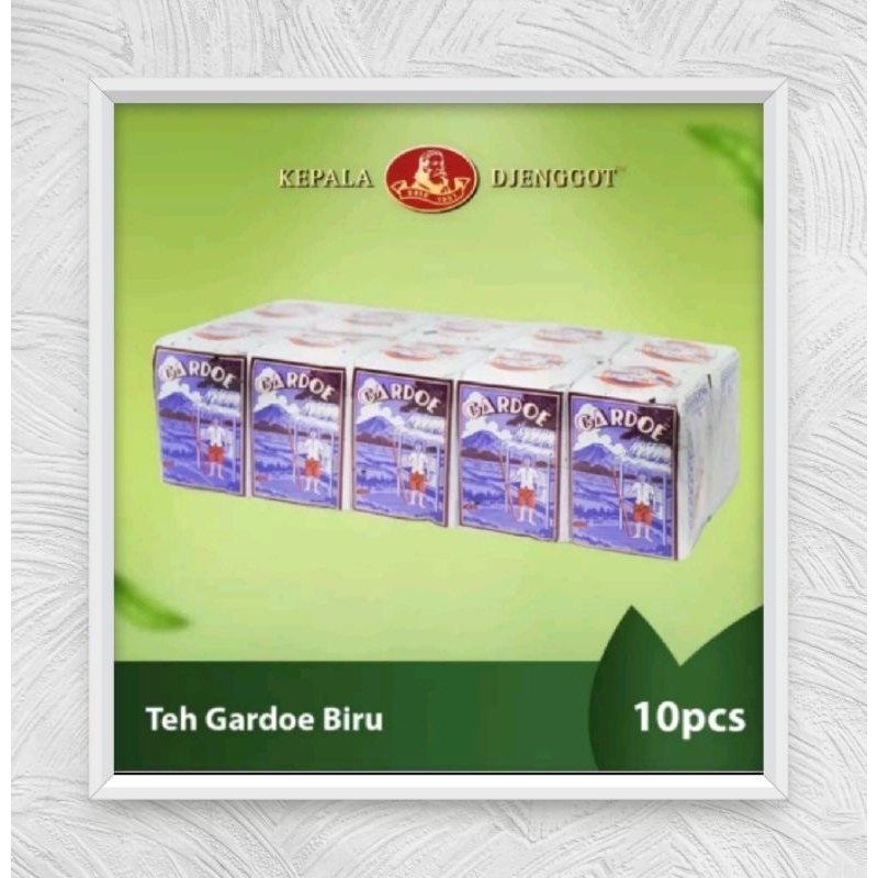 

TEH GARDOE BIRU 1 SLOP ISI 10 PCS TEH GERDU TEH SOLO TEH TUBRUK TEH GARDU BIRU