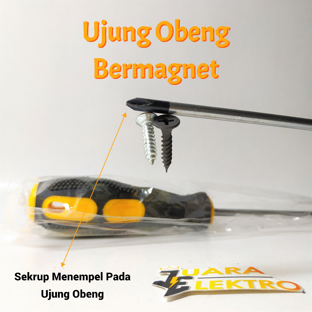 OBENG 3mm x 150mm Joe Tony | Obeng Ukuran 3 mm x 150 mm SCREWDRIVER