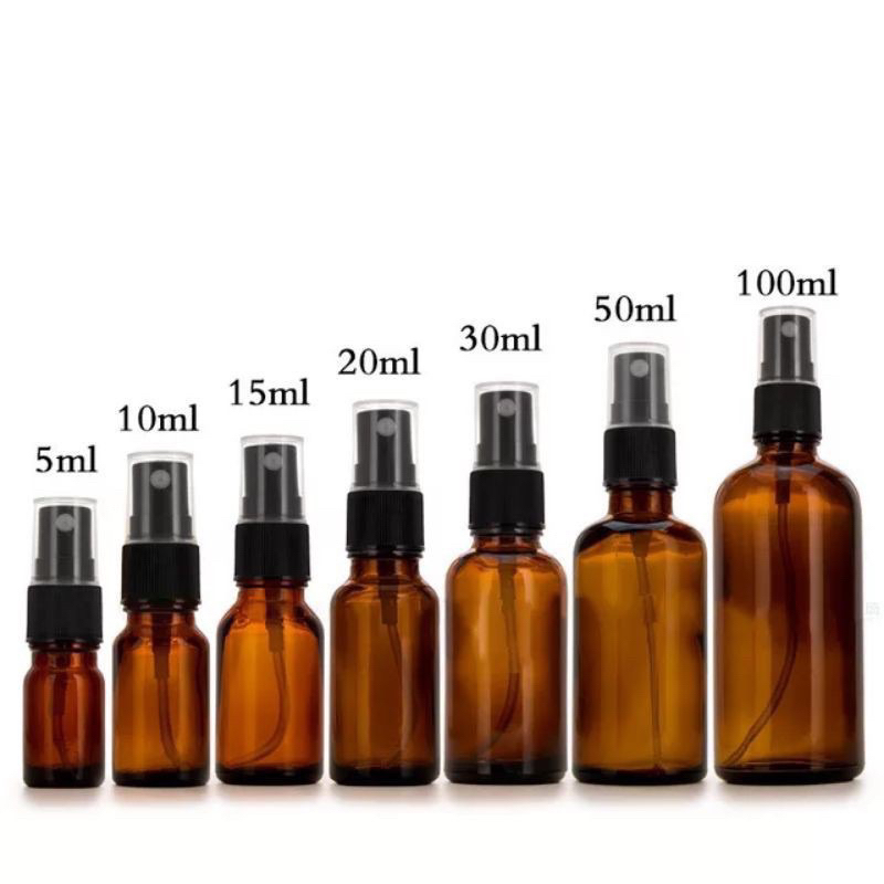 Tutup spray hitam/putih - set isi 3