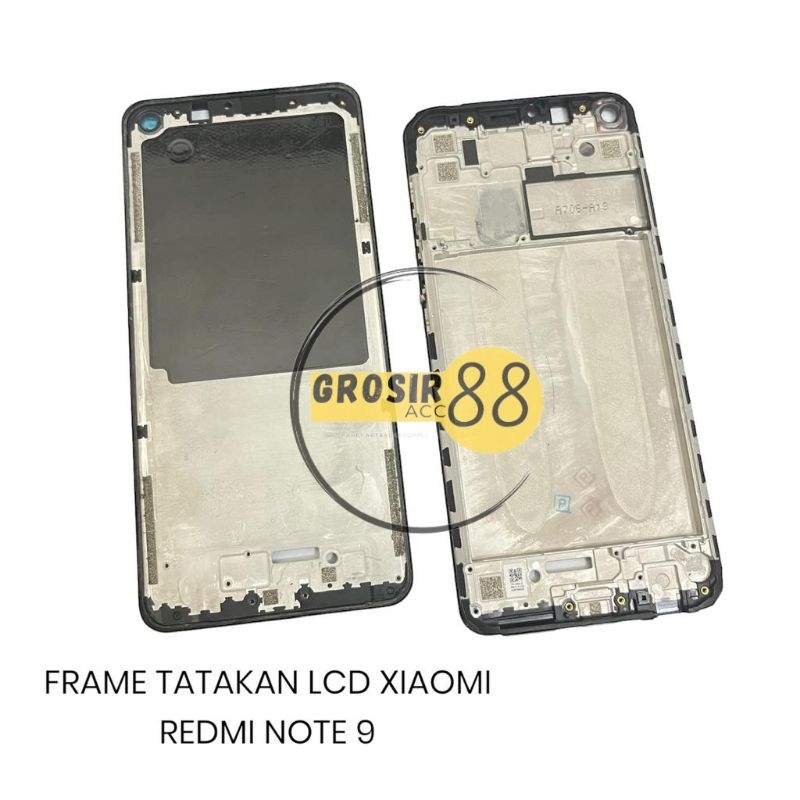 FRAME TULANG TENGAH TATAKAN LCD XIAOMI REDMI NOTE 9 ORIGINAL