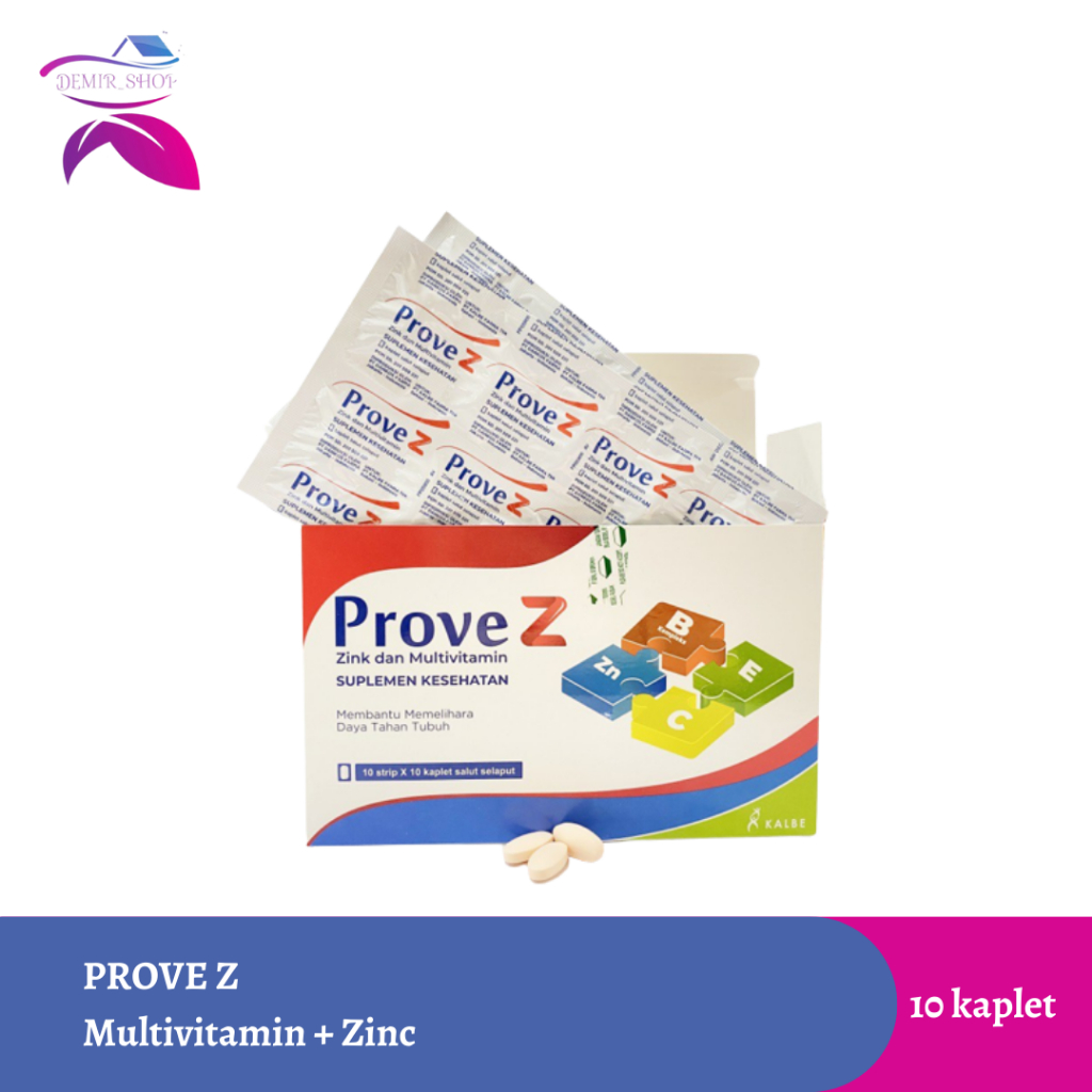 Prove Z Strip 10 Kaplet Mulitivitamin &amp; Zinc