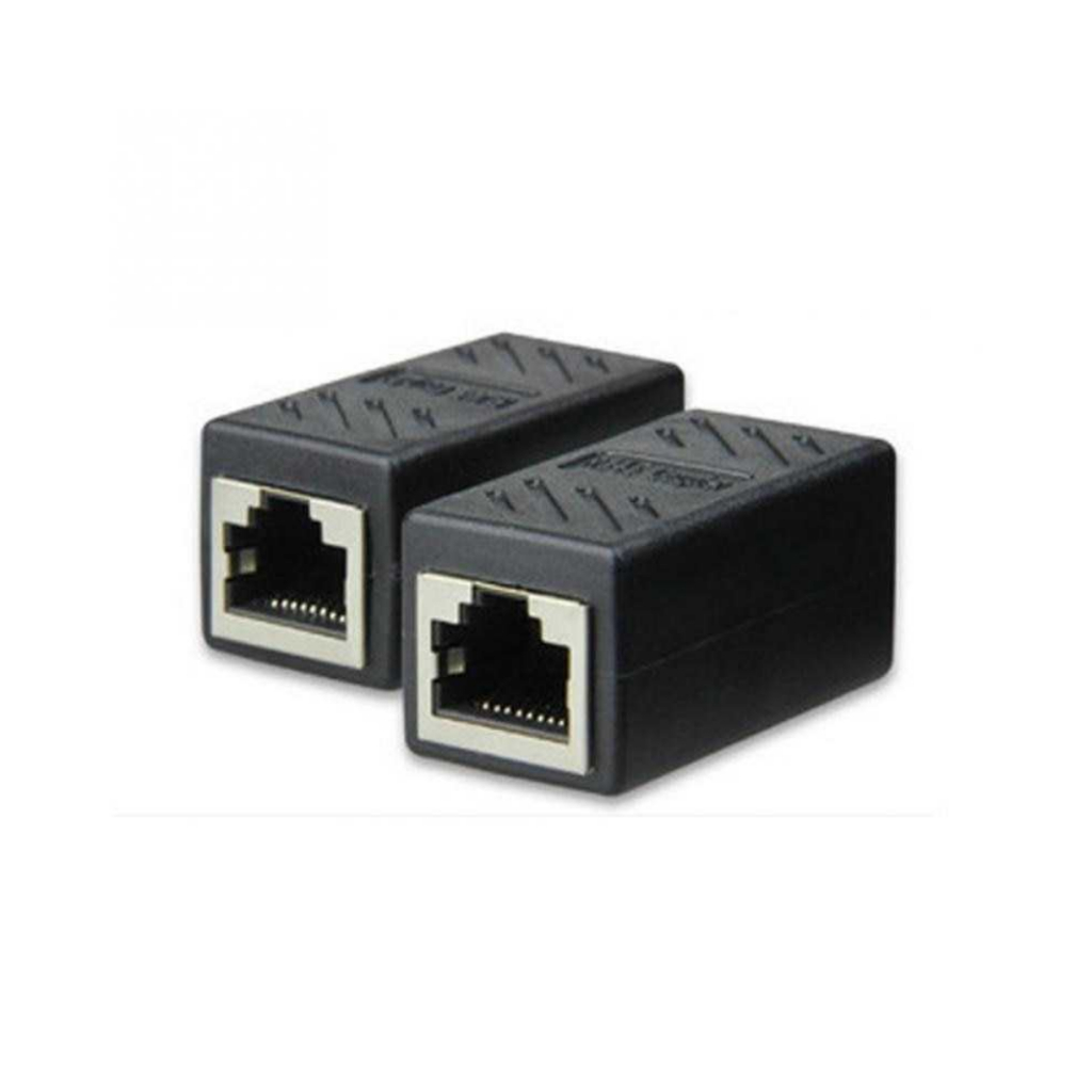 Extension Adaptor Konektor LAN RJ45 Female to Female Cat 15A16A