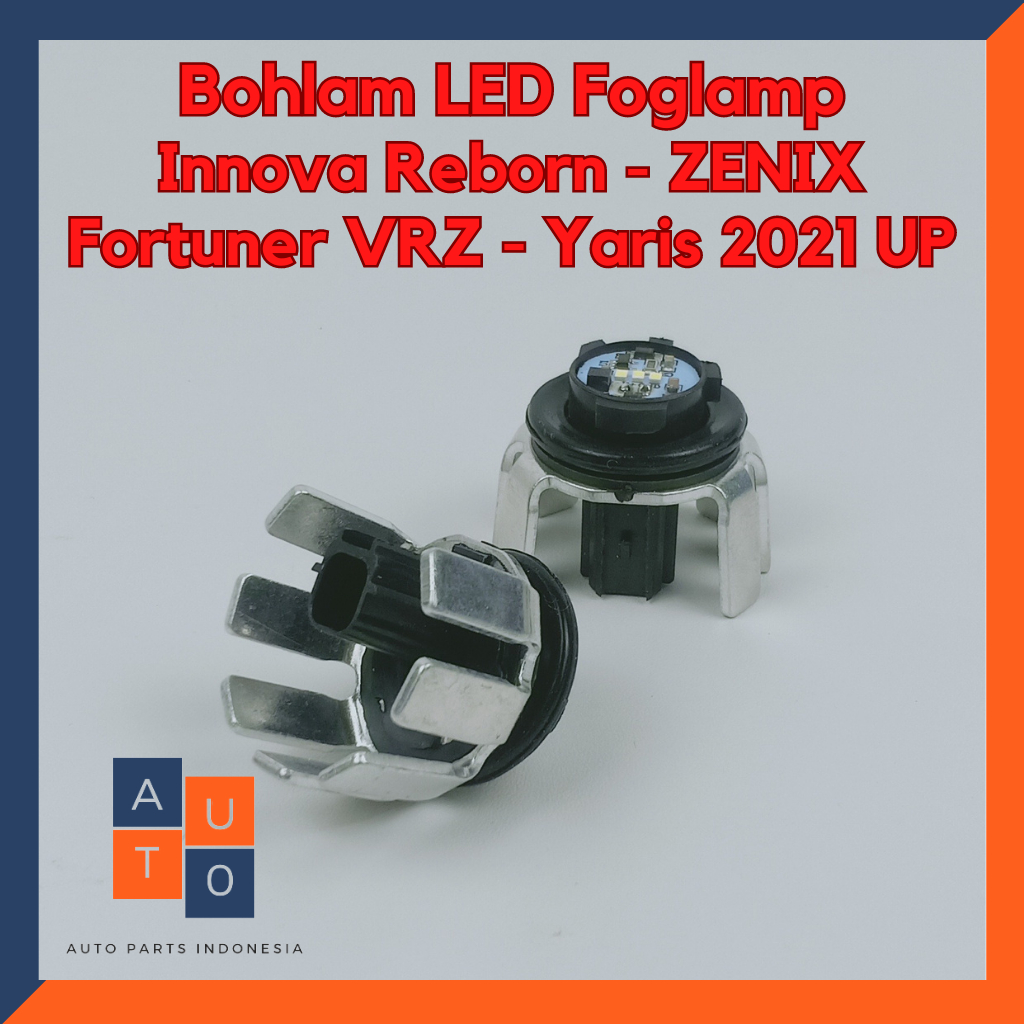 Bohlam LED Foglamp/ LED Fog lamp Innova Reborn FACELIFT Fortuner VRZ Yaris Camry Zenix 2021 UP