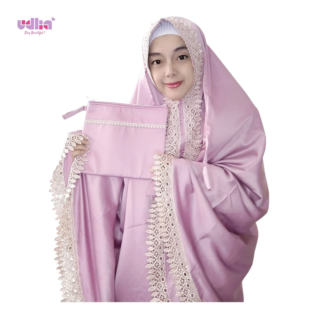 Udlia Mukena Renda Katun Silk