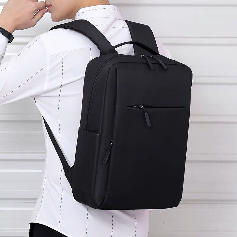 [UNI 043] TAS PRIA/UNISEX TAS RANSEL POLOS RANSEL LABTOP USB CHARGE TAS SEKOLAH