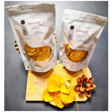 

KERIPIK TALAS POUCH 60GR DAN 80GR