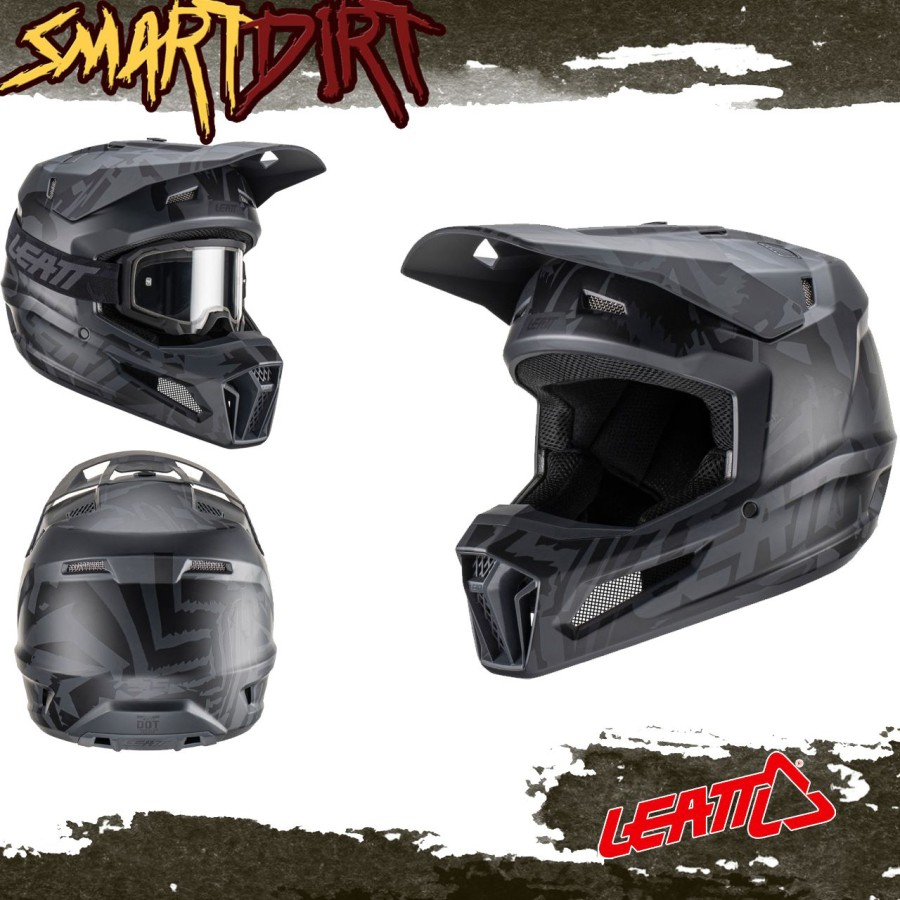 HELM MOTOR LEATT KIT 3.5 STEALTH HELM LEATT 3.5 ADVENTURE ORIGINAL