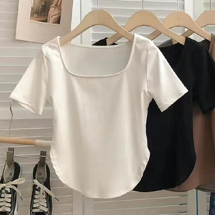 BV.ID BJ1172 Baju Atasan Kaos Fashion Wanita Body fit Style Korean Elastis Import