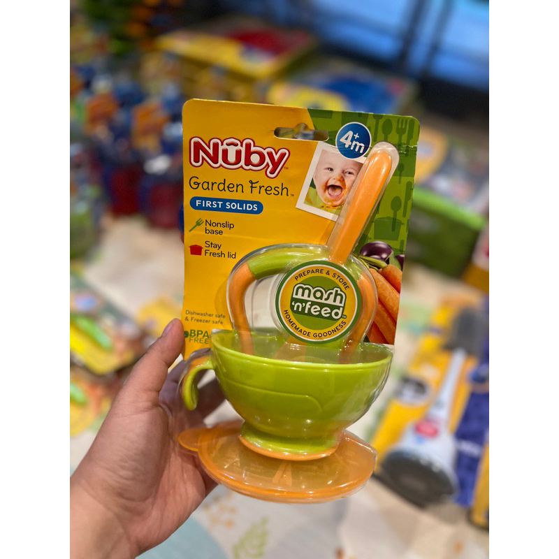 Nuby Garden Fresh Mash &amp; Feed - pelumat makanan bayi | mpasi