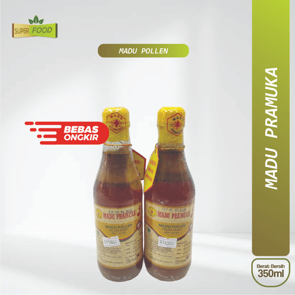 

Madu Pramuka BEE POLLEN 350ml